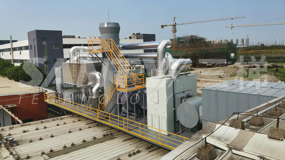 昆山日門(mén)廢氣治理案例