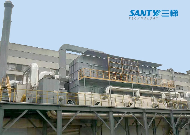三梯環(huán)境 轉(zhuǎn)輪+蓄熱式焚燒爐RTO