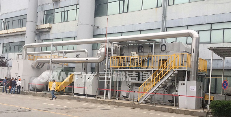 三梯沸石轉輪+蓄熱式焚燒爐